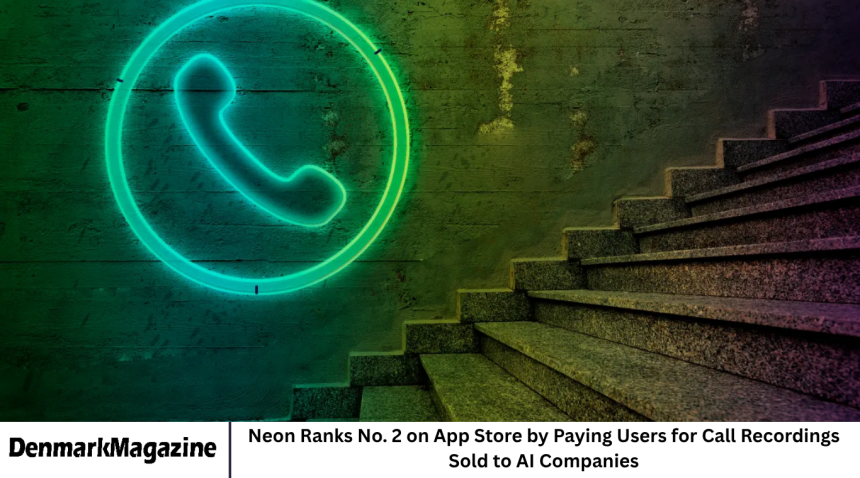 Neon Ranks No. 2 on App Store by Paying Users for Call Recordings Sold to AI Companies